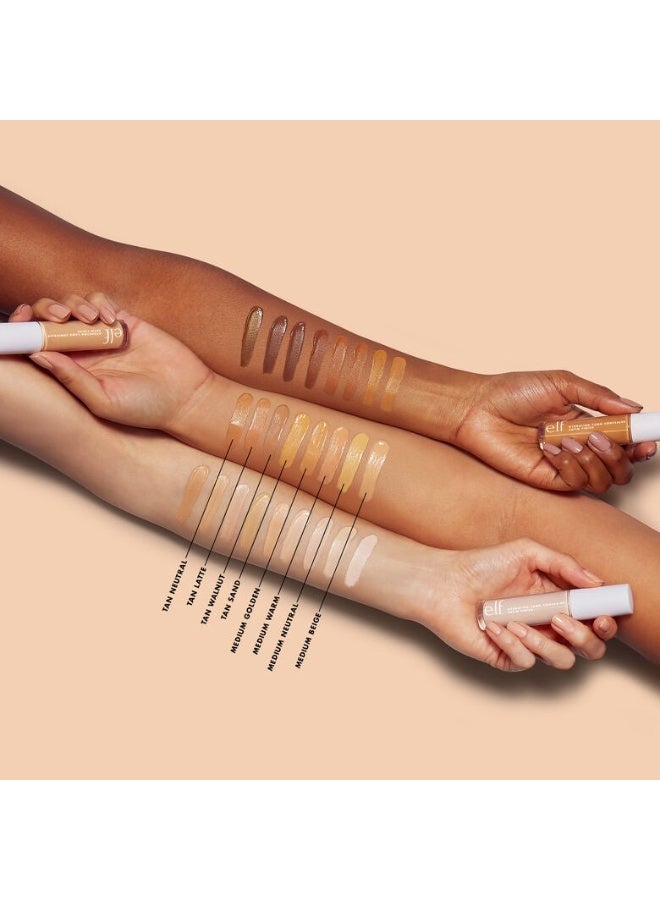 إلف كونسيلر مرطب مموه، خفيف الوزن، تغطية كاملة، يدوم طويلاً، يخفي العيوب، يصححها، يغطيها، يرطبها، يبرزها، لمسة نهائية ساتانية (وردي فاتح) - Image 4